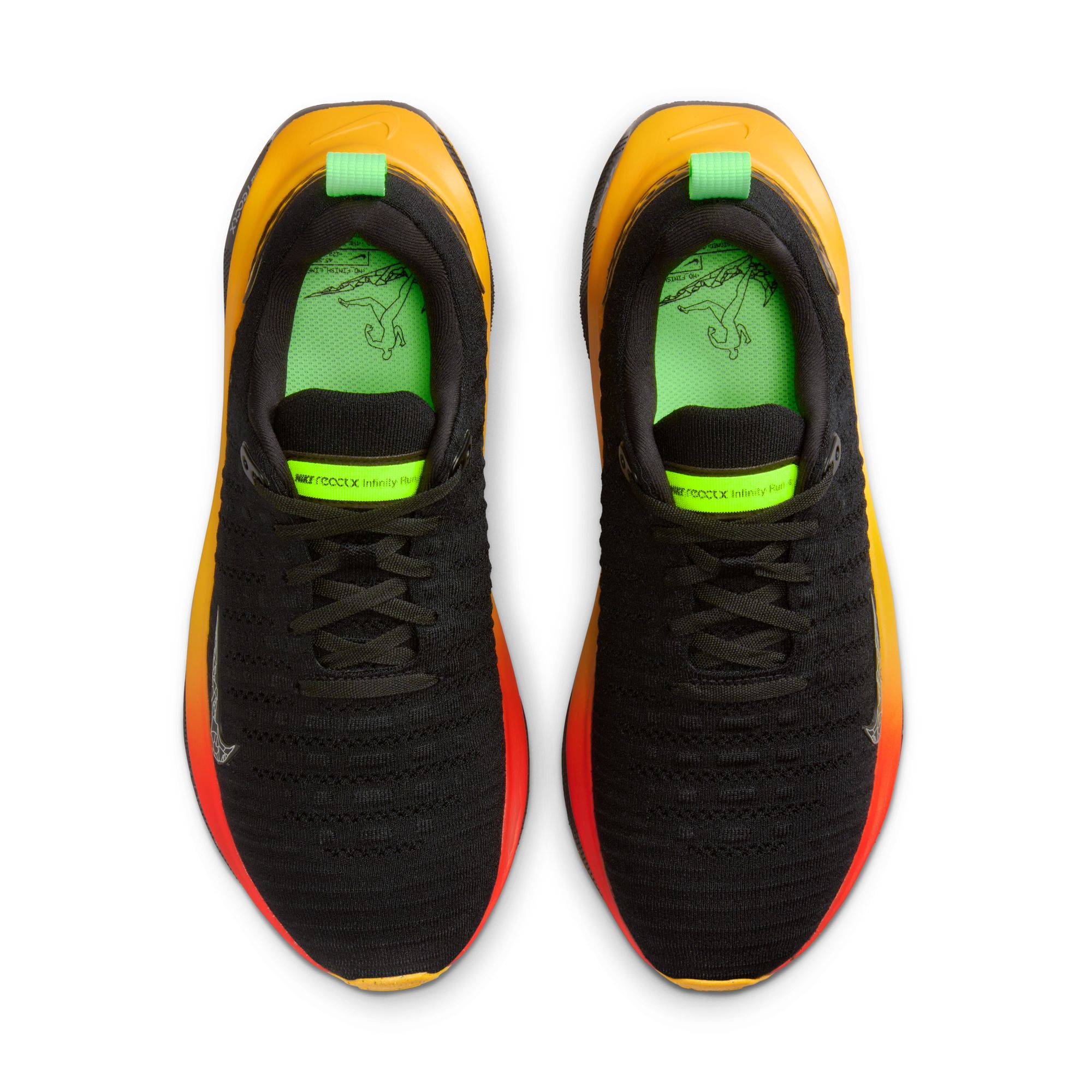 NIKE MEN'S INFINITY RN 4 BLK/SIL/CRI