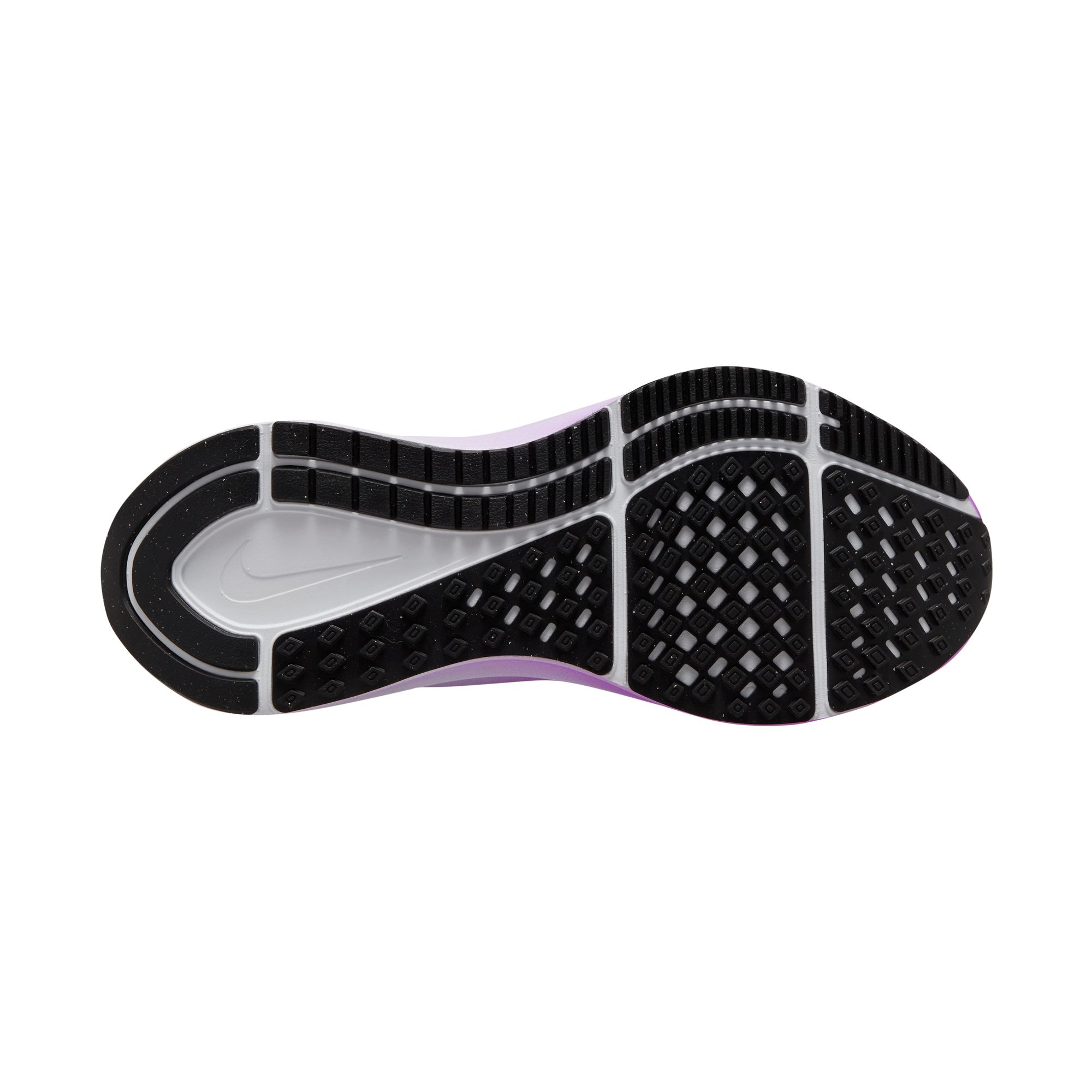 NIKE WOMEN'S ZOOM STRUCTURE 25 WHT/BLK/PUR