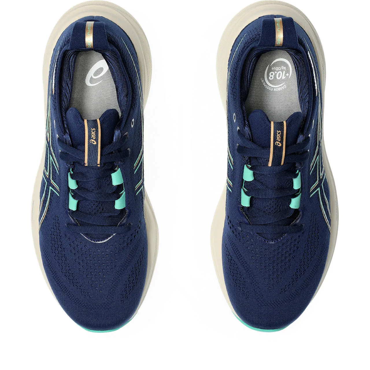 ASICS WOMEN'S GEL NIMBUS 26 BLU/AUR