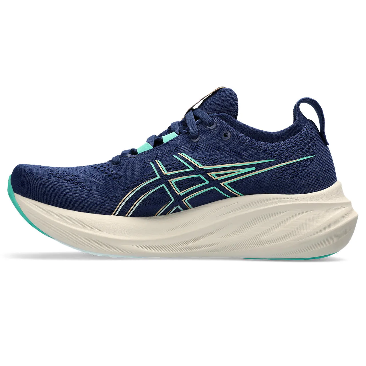 ASICS WOMEN'S GEL NIMBUS 26 BLU/AUR