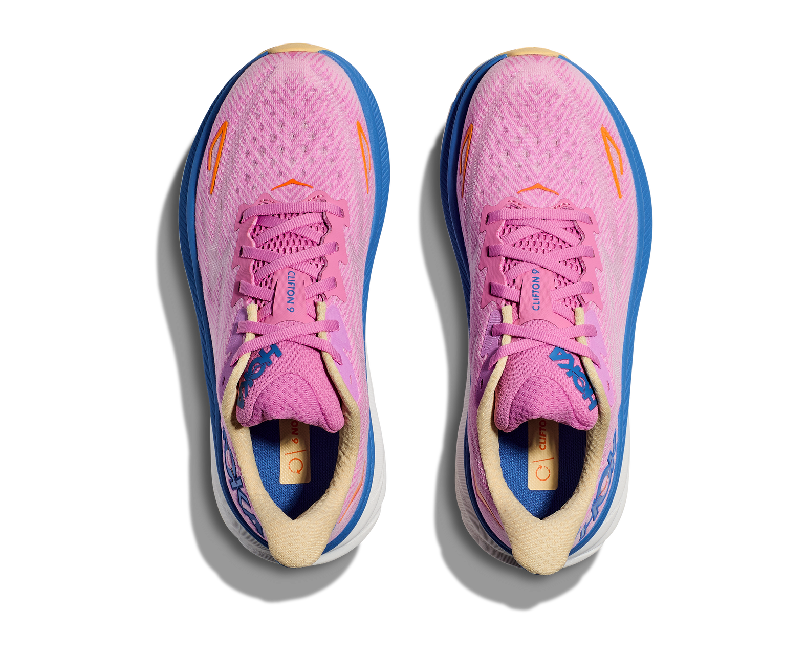 HOKA CLIFTON 9 ホカ クリフトン9 ブルー ピンク 25cm HOKA WOMEN'S CLIFTON 9 CSLC