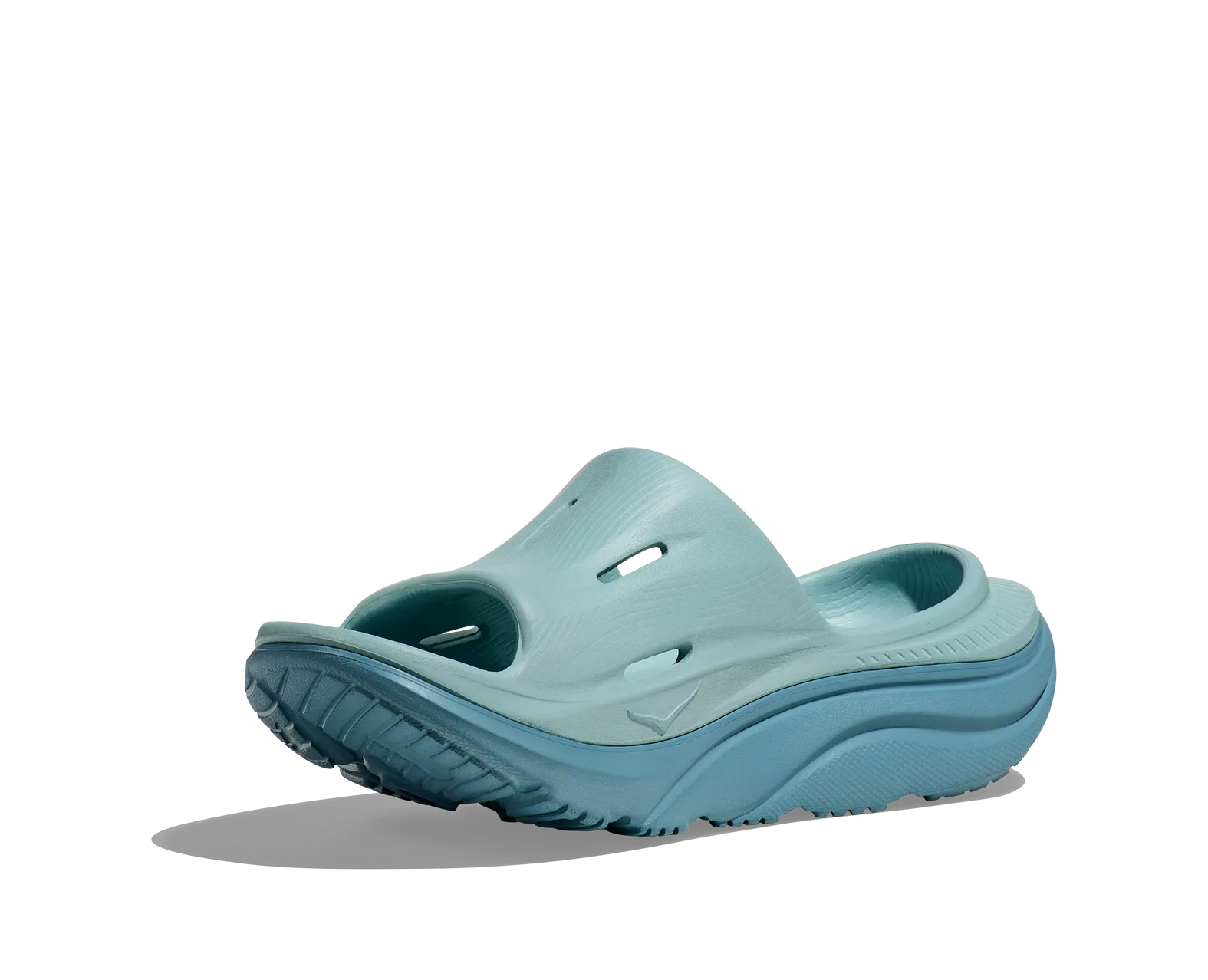 HOKA UNISEX ORA RECOVERY SLIDE 3 CLOUD BLUE / STONE BLUE