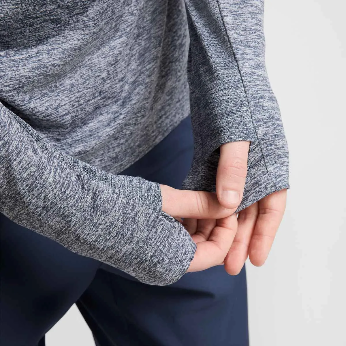 NIKE Nike 1/4 ZIP-Store CHAR/BLK