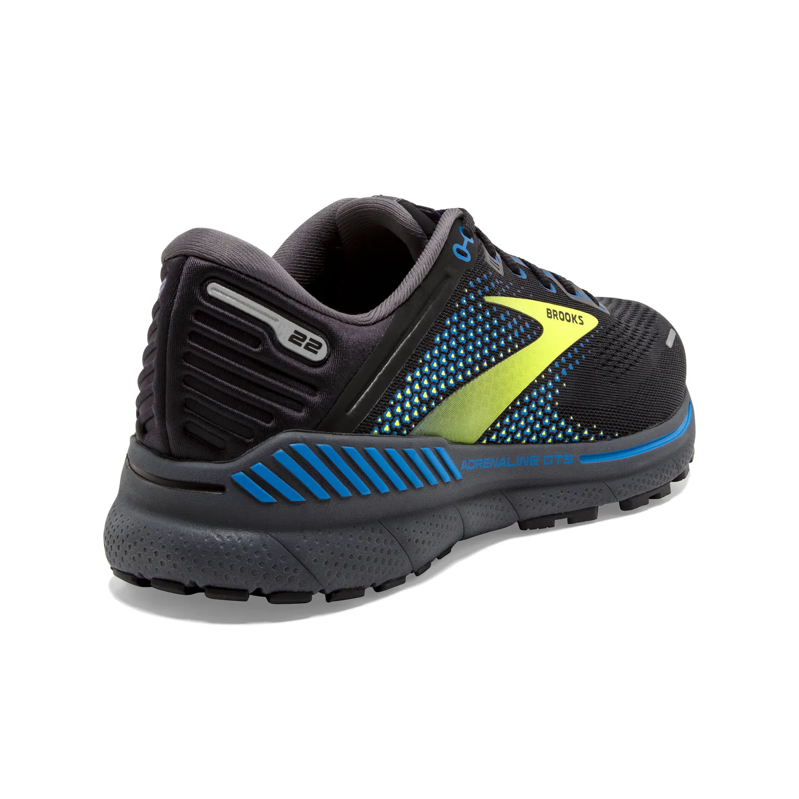 Brooks Adrenaline‎ GTS 22 Men\'s Running Shoes - Black/Blue - Size 10.5 D Sneaker Men main image 3