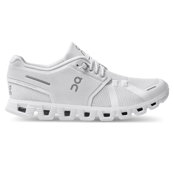 ON WOMEN'S CLOUD 5 ALL/WHT